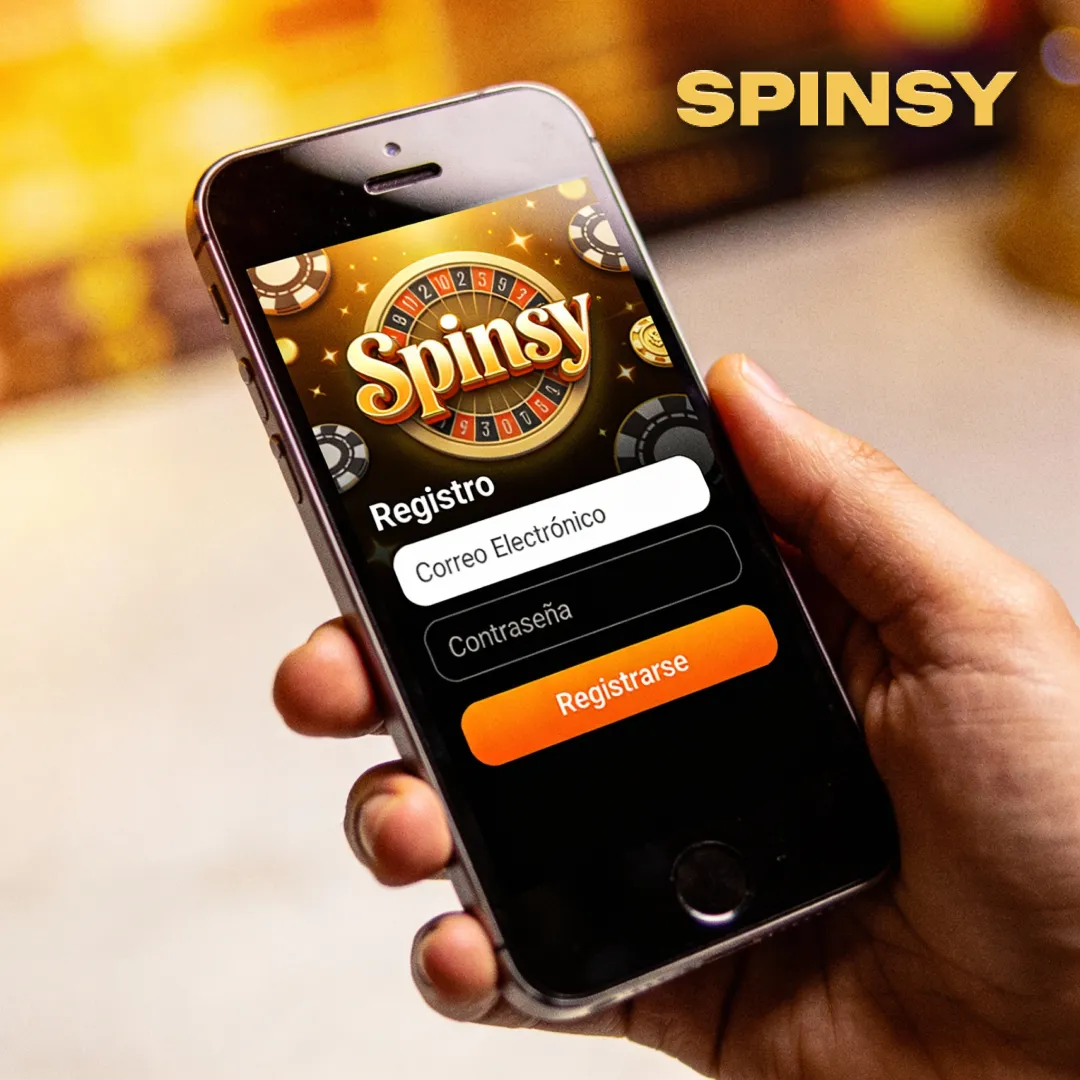 Spinsy Casino Login Bildschirm